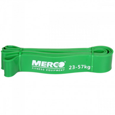 Merco Force Band posilovací guma 208 x 4,5 cm zelená