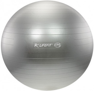 Gymnastický míč Lifefit 75 cm - bordó