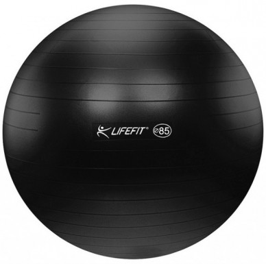Gymnastický míč Lifefit 85 cm - stříbrná