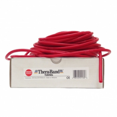 Guma na cvičení TheraBand Tubing 30,5 m červená