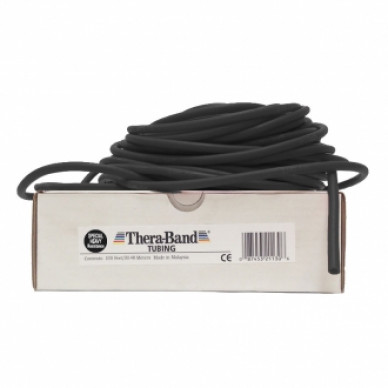 Guma na cvičení TheraBand Tubing 30,5 m černá