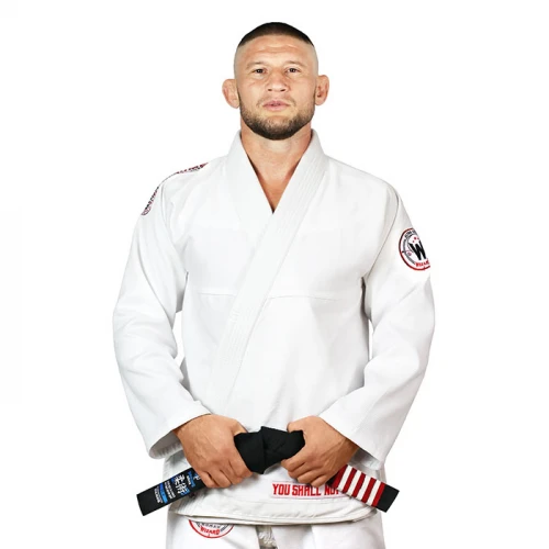 Kimono GI BJJ Wizard Ground Game bílá