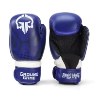 Boxerské rukavice Kickboxing Ground Game modrá