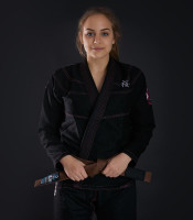 Dámské kimono GI BJJ Sakura Ground Game černá