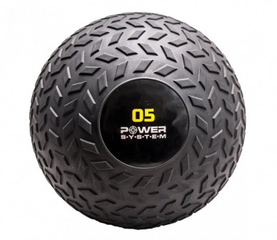 POWER SYSTEM-SLAM BALL-BLACK-5KG