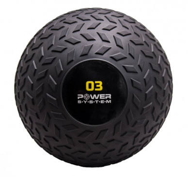 POWER SYSTEM-SLAM BALL-BLACK-3KG