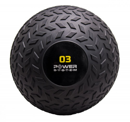 POWER SYSTEM-SLAM BALL-BLACK-3KG