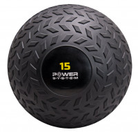 POWER SYSTEM-SLAM BALL-BLACK-15KG