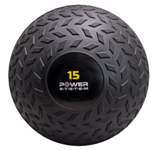 POWER SYSTEM-SLAM BALL-BLACK-15KG