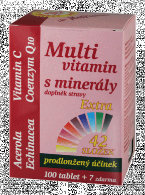 Medpharma Multivitamin - minerál 42 složek 107 tablet