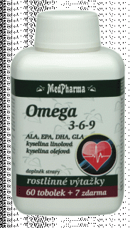 MedPharma Omega 3-6-9 mastné kyseliny 67 tobolek