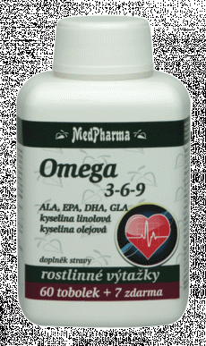 MedPharma Omega 3-6-9 mastné kyseliny 67 tobolek