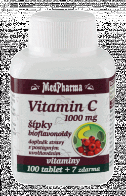 MedPharma Vitamin C 1000mg s šípky 107 tablet