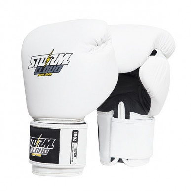 StormCloud Rukavice do Muay Thai Blizzard Classic Bílé