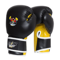 StormCloud Rukavice boxerské pro děti Fighter Černé/Žluté