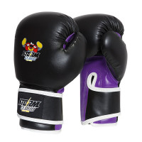 StormCloud Rukavice boxerské pro děti Fighter Černé/Purpurové