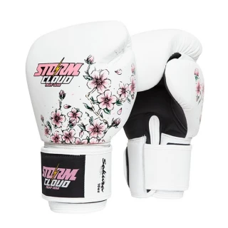 StormCloud Rukavice do Muay Thai Blizzard Sakura Bílé