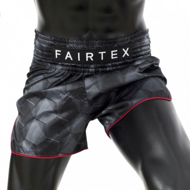 Fairtex Šortky Muay-Thai BS1901 Stealth Černé