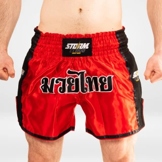 StormCloud Šortky Muay Thai College Červené