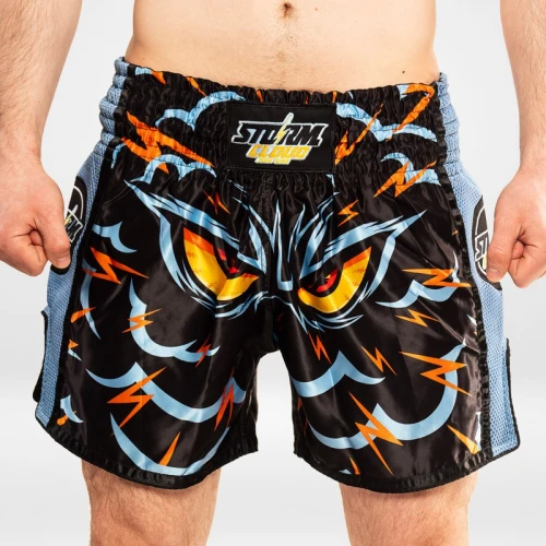 StormCloud Šortky Muay Thai Monstercloud Černé