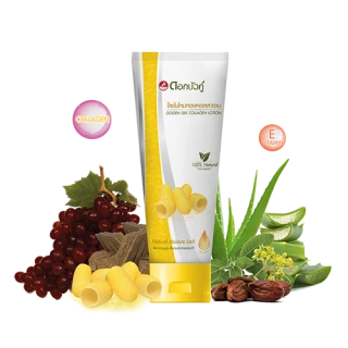 Dok Bua Ku golden silk collagen lotion 180ml - tělové mléko