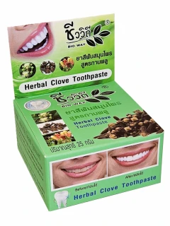 Bio Way herbal clove toothpaste 25g - bylinná zubní pasta s hřebíčkem