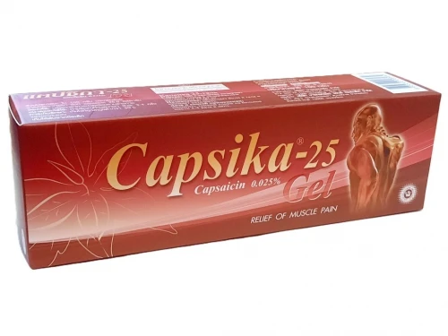 Capsika-25 gel 35g - hřejivý gel s obsahem kapsaicinu