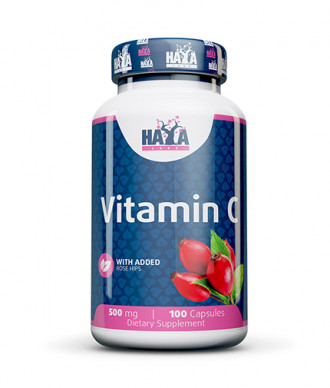 Haya Labs Vitamin C with rose hips 500mg