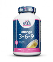 Haya Labs Omega 3-6-9 100 kapslí