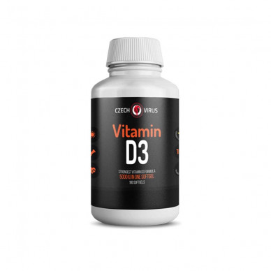 Czech virus Vitamin d3 5000IU 180ct