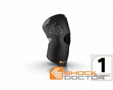 SHOCK DOCTOR KOLENNÍ BANDÁŽ S OTVOREM 865 - černá