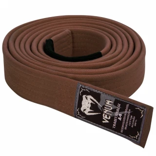 Prémiový BJJ pásek Venum - hnědý