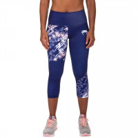 Dámské legíny VENUM NEO CAMO Crops - NAVY BLUE/CORAL