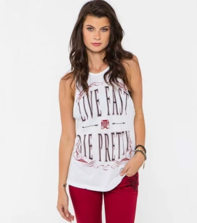 Dámské tílko Metal Mulisha MANTRA WMS - bílé