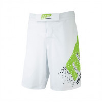 MUSCLEPHARM Pánské šortky MP PIXEL - bílé