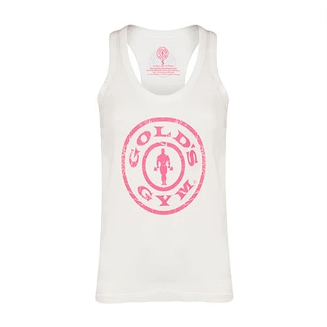 Gold Gym Dámské tílko FITTED - bílé