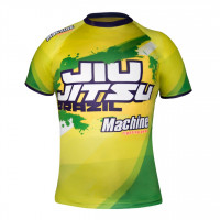 Rashguard MACHINE Kr. rukáv JIU JITSU