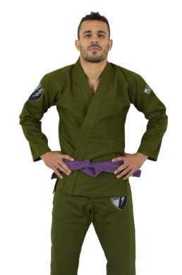 OKAMI fightgear Kimono BJJ Gi SAS - zelené