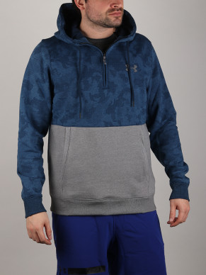 Pánská mikina UNDER ARMOUR Threadborne 1/2 - navy