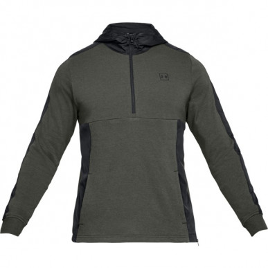 Pánská mikina UNDER ARMOUR THREADBORNE TERR HOOD - zelená