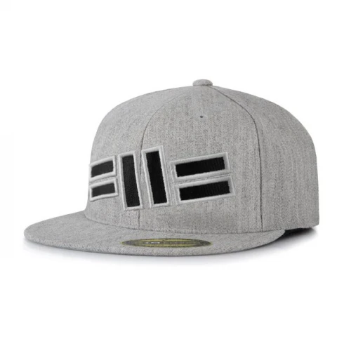 Pánská kšiltovka PitBull West Coast CLASSIC Front Logo Flat- šedá