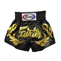 Thai šortky Fairtex BS0646 - černé