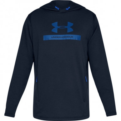 Pánská mikina UNDER ARMOUR MK-1 Terry Graphic Hoodie - modrá