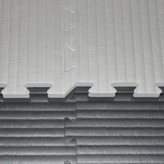 Tatami judo puzzle 4 cm - černo/šedé