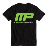 MUSCLEPHARM Pánské triko Logo MP - černé