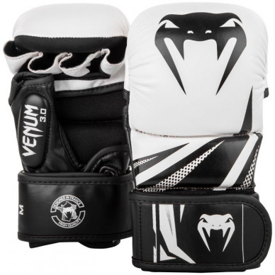 MMA Sparring rukavice VENUM CHALLENGER 3.0 - bílo/černé