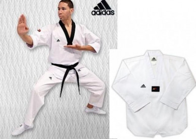 ADIDAS kimono ( Dobok ) WTF ADICHAMP II - bílý lem