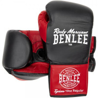 Boxerské šněrovací rukavice BENLEE Typhoon černočervené