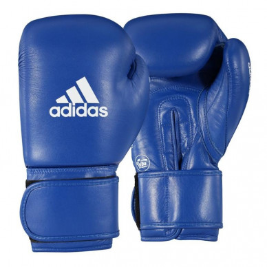 Boxerské rukavice Adidas AIBA II  modré - kůže