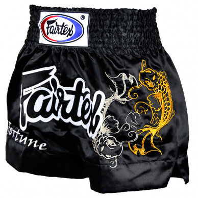 Thai šortky Fairtex BS0639 - černé